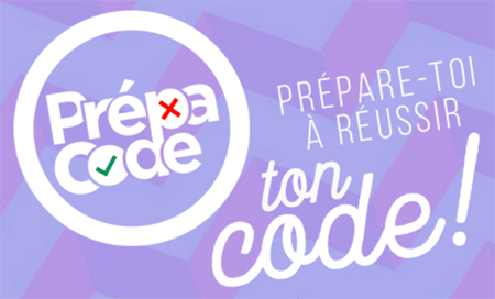 Prépacode : accéder à l’entraînement au code en ligne
