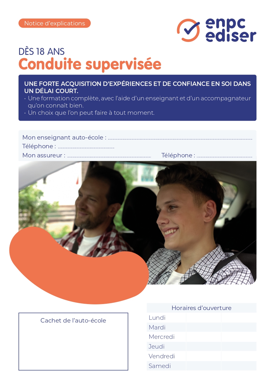 Notice de présentation de la conduite supervisée