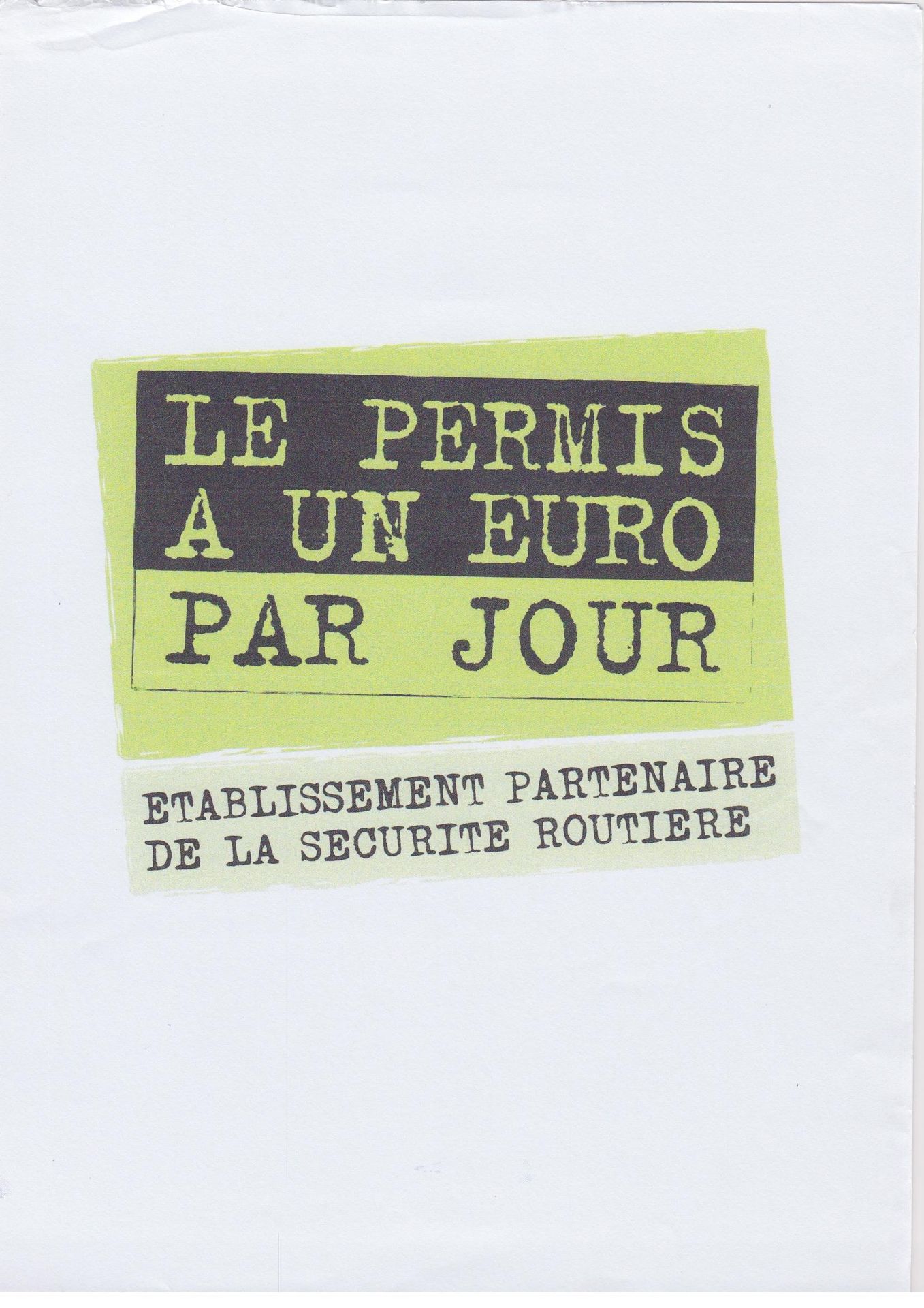 Woippy 2000, établissement partenaire du permis à un euro par jour